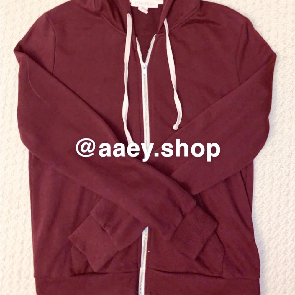 NWOT Forever 21 Burgundy Jacket